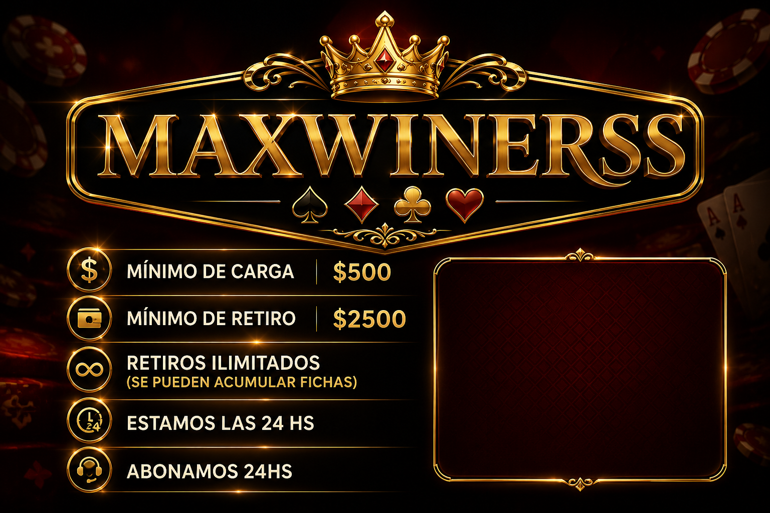 Información MAXWINERSS